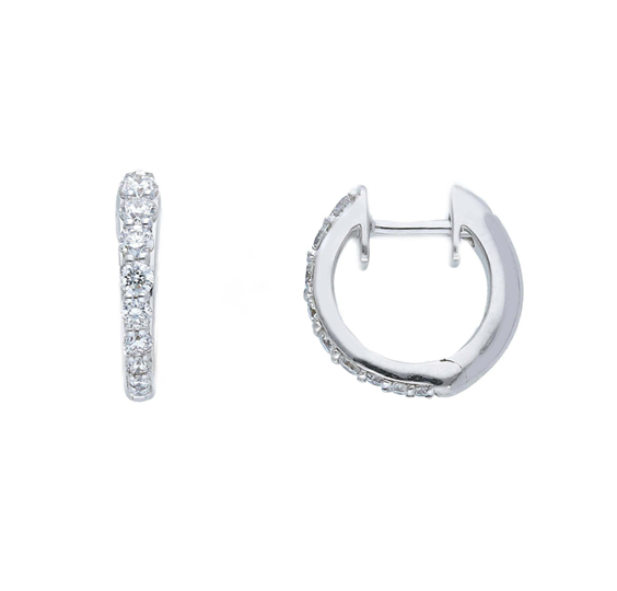 Ohrringe Babila Milano Dame For You in Weißgold Diamante 0.35 Ct 248899 - 248899